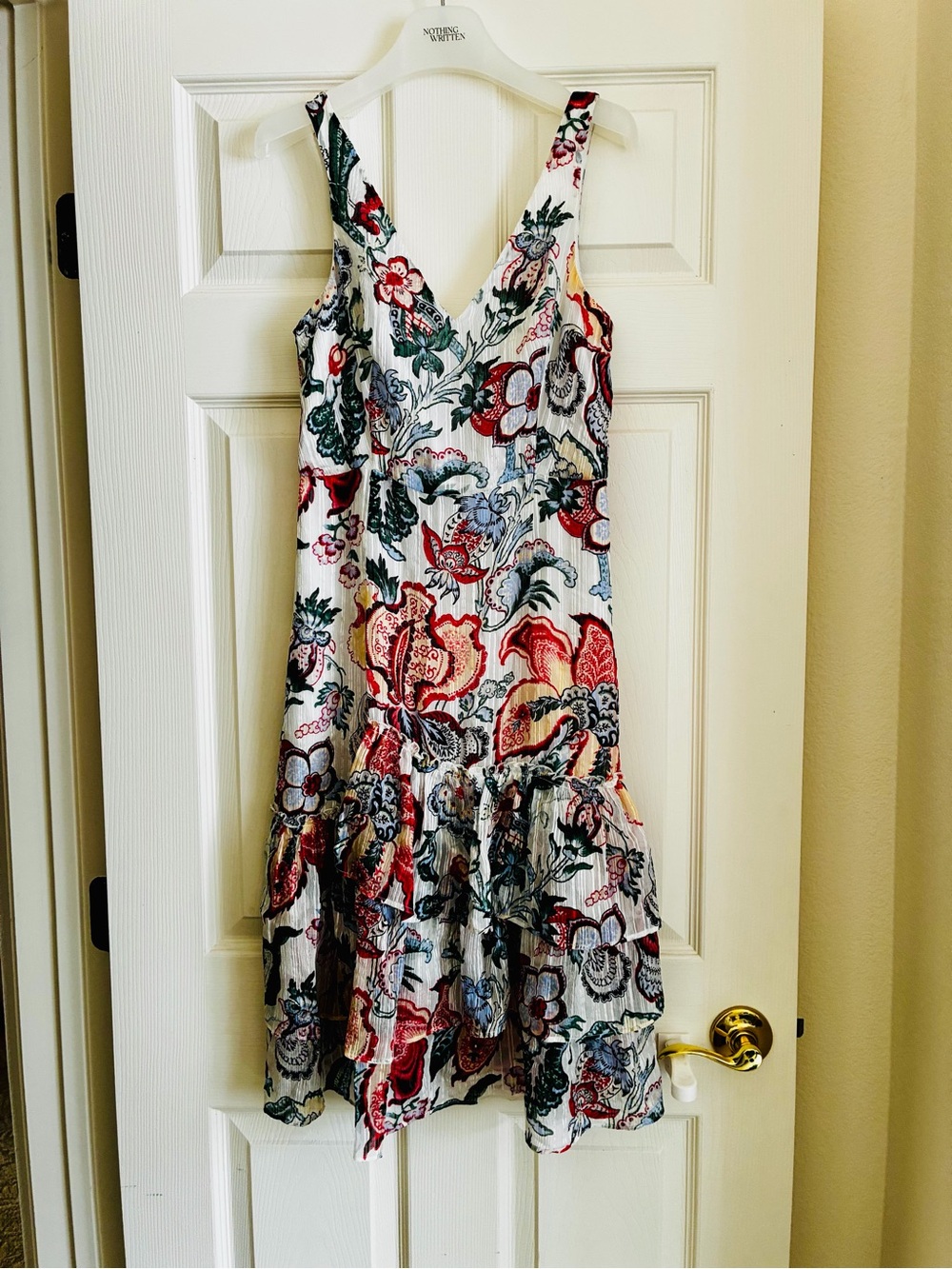 Club Monaco Floral Ruffle Tiered Dress – Size 2